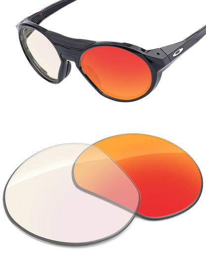 Fire Red FlashMirror™ Photochromic-Non-Polarized