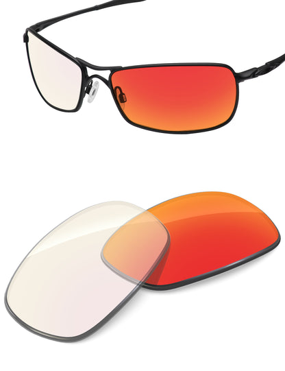 Fire Red FlashMirror™ Photochromic-Non-Polarized