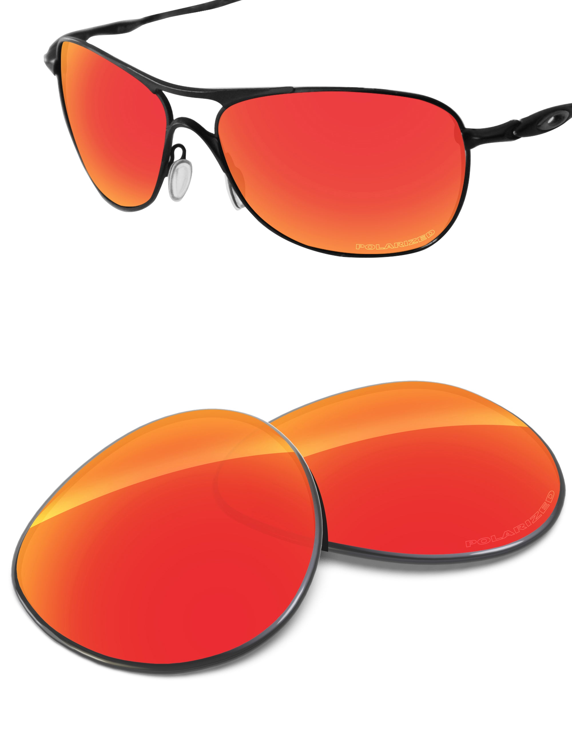 Fire Red FlashMirror�?Polarized