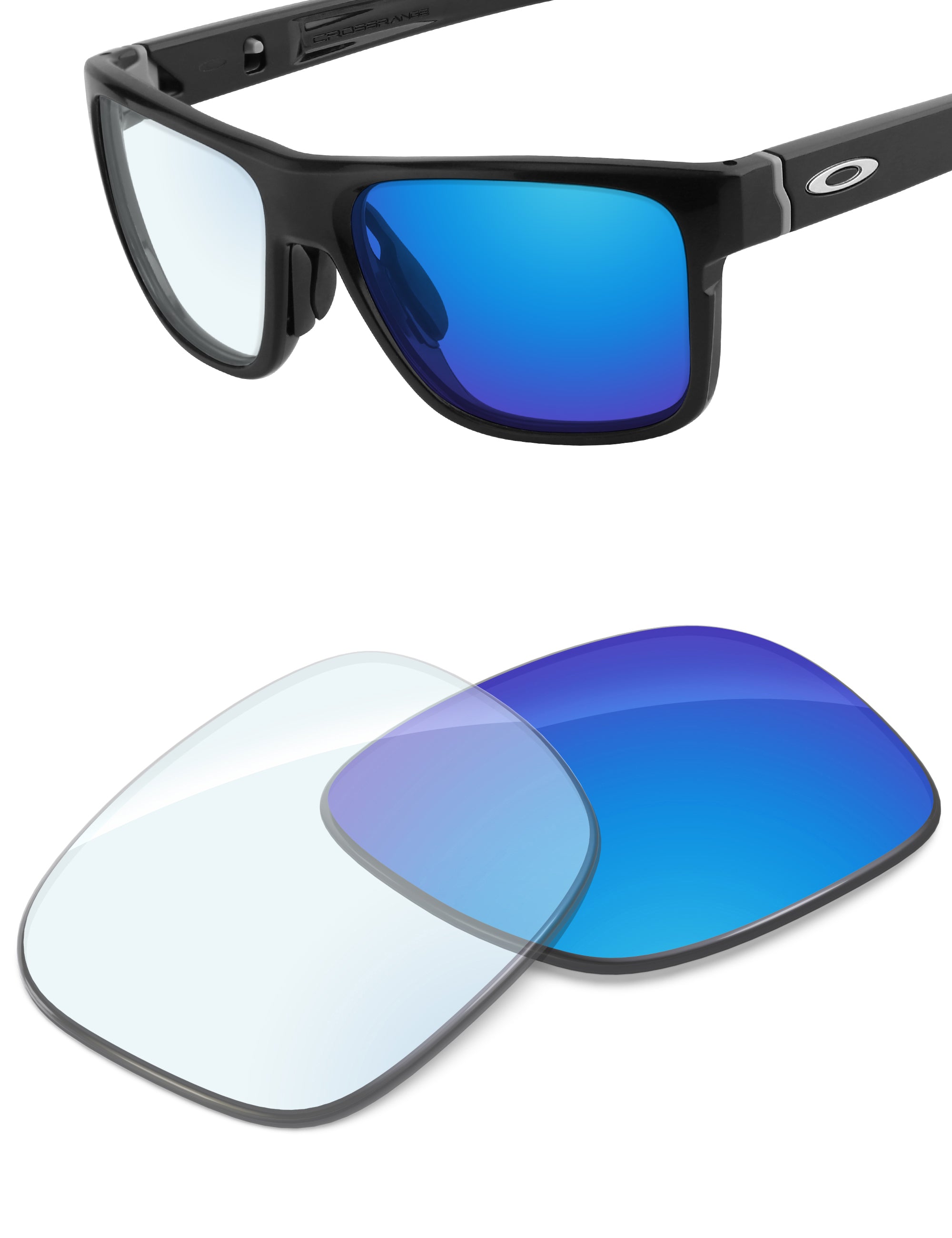 Sky Blue FlashMirror™ Photochromic-Non-Polarized