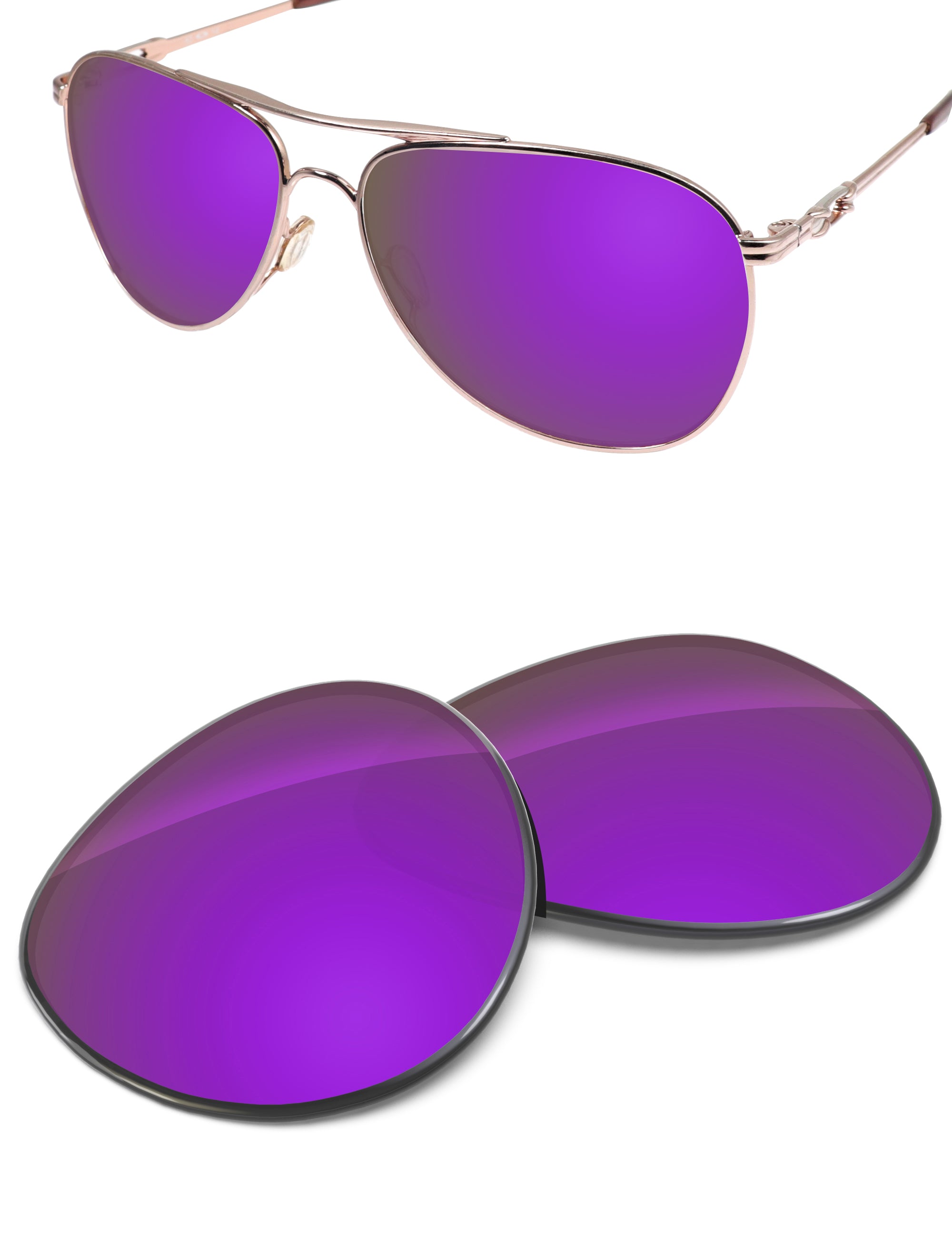 Plum Purple FlashMirror™-Non-Polarized