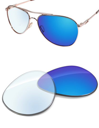 Sky Blue FlashMirror™ Photochromic-Non-Polarized