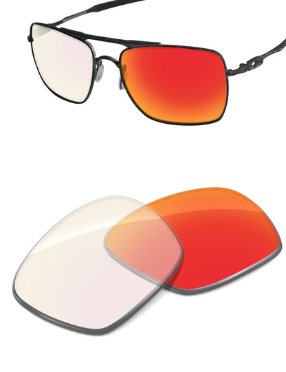 Fire Red FlashMirror™ Photochromic-Non-Polarized