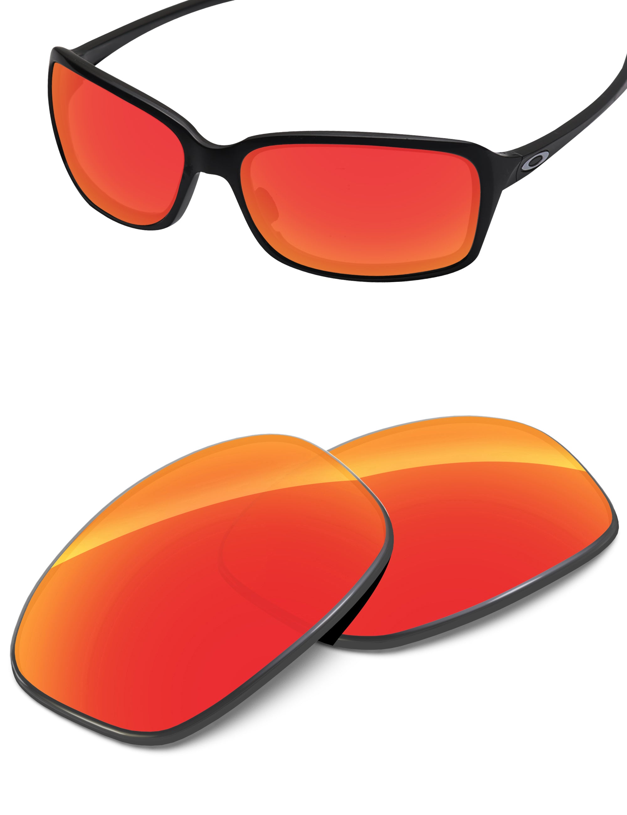 Fire Red FlashMirror™-Non-Polarized