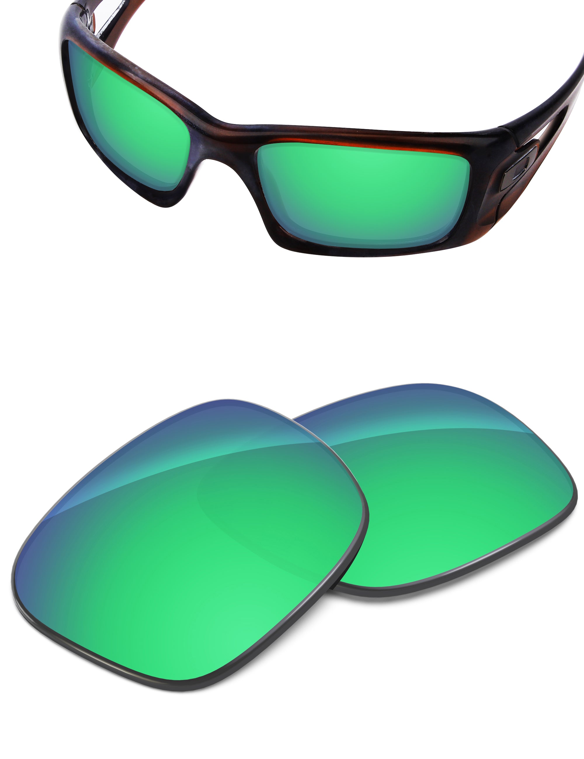 Emerald Green FlashMirror™-Non-Polarized