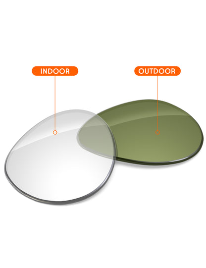 Adapt Green Photochromic Blue Light Blocking-Non-Polarized