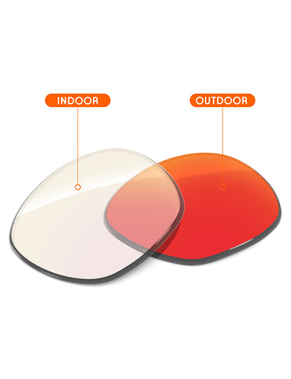 Fire Red FlashMirror™ Photochromic-Non-Polarized