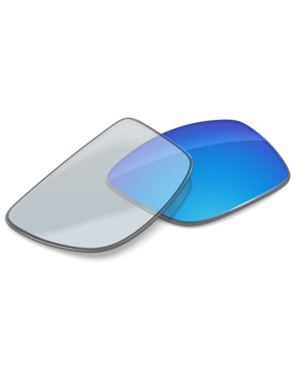 Sky Blue FlashMirror™ Photochromic-Non-Polarized