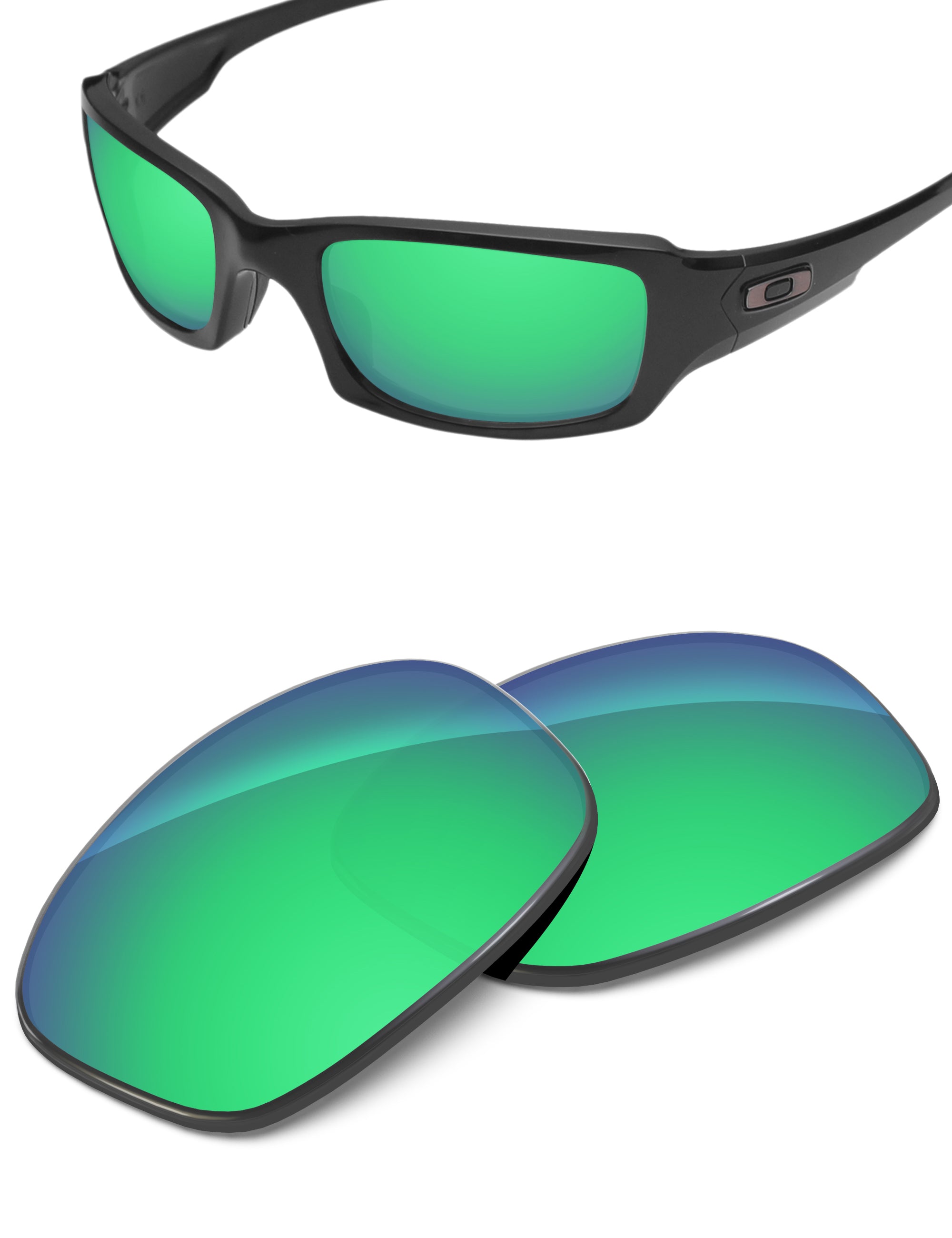 Emerald Green FlashMirror™-Non-Polarized