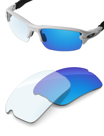 Sky Blue FlashMirror™ Photochromic-Non-Polarized