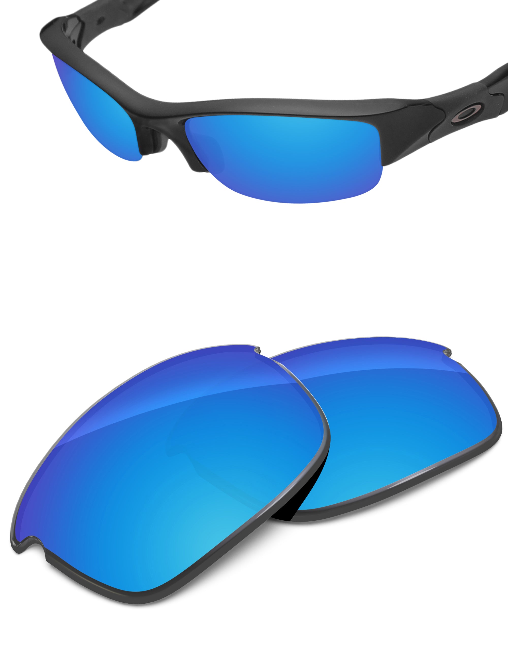Sky Blue FlashMirror™-Non-Polarized