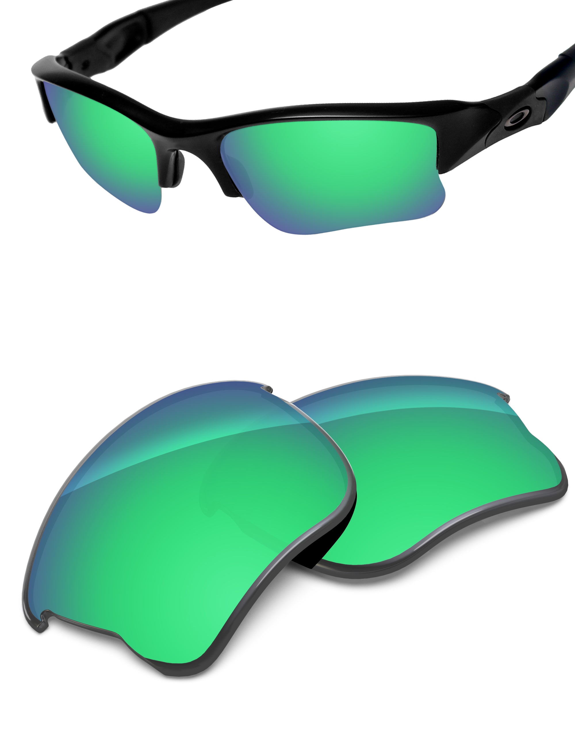 Emerald Green FlashMirror™-Non-Polarized