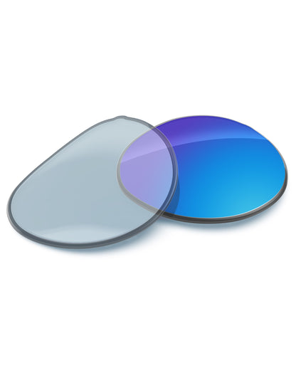 Sky Blue FlashMirror™ Photochromic-Non-Polarized