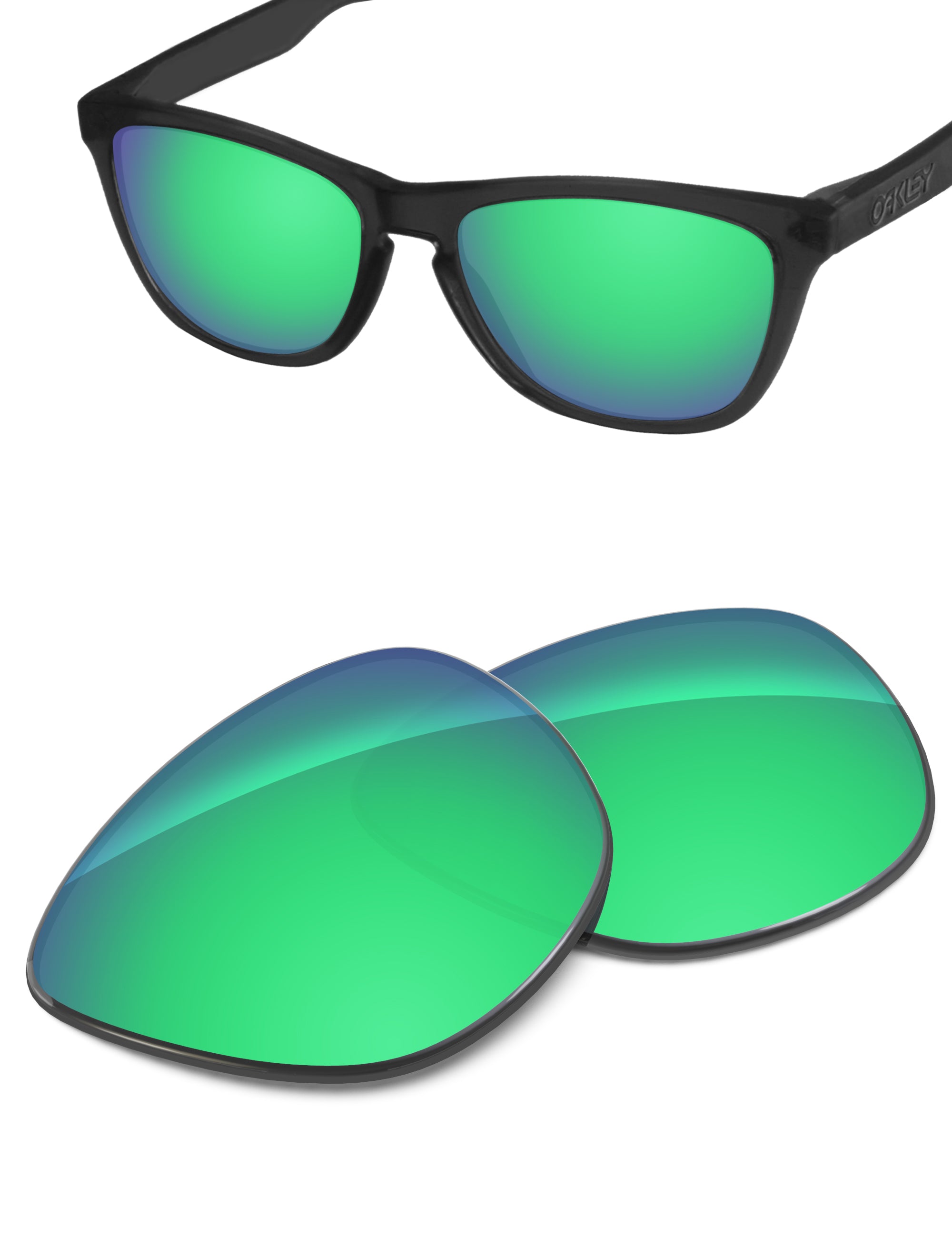 Emerald Green FlashMirror™-Non-Polarized