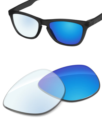 Sky Blue FlashMirror™ Photochromic-Non-Polarized
