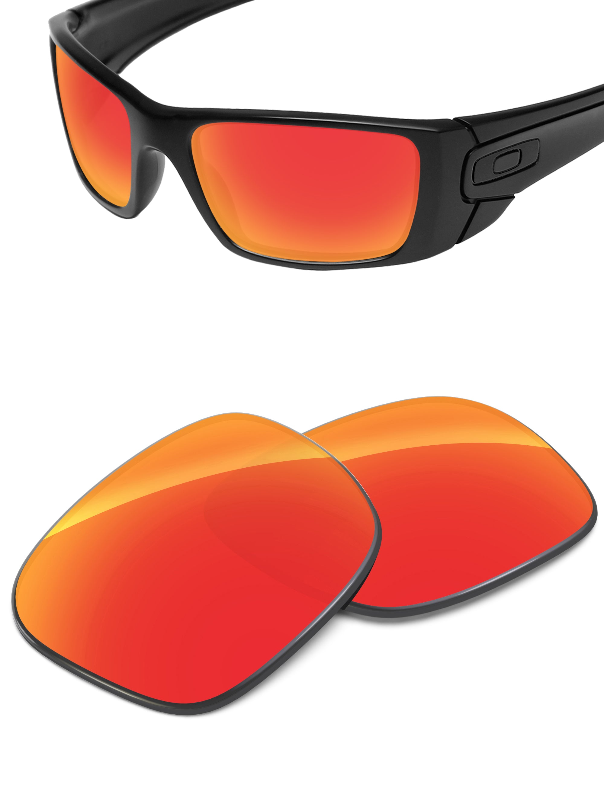 Fire Red FlashMirror™-Non-Polarized