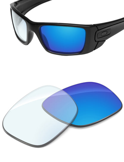 Sky Blue FlashMirror™ Photochromic-Non-Polarized