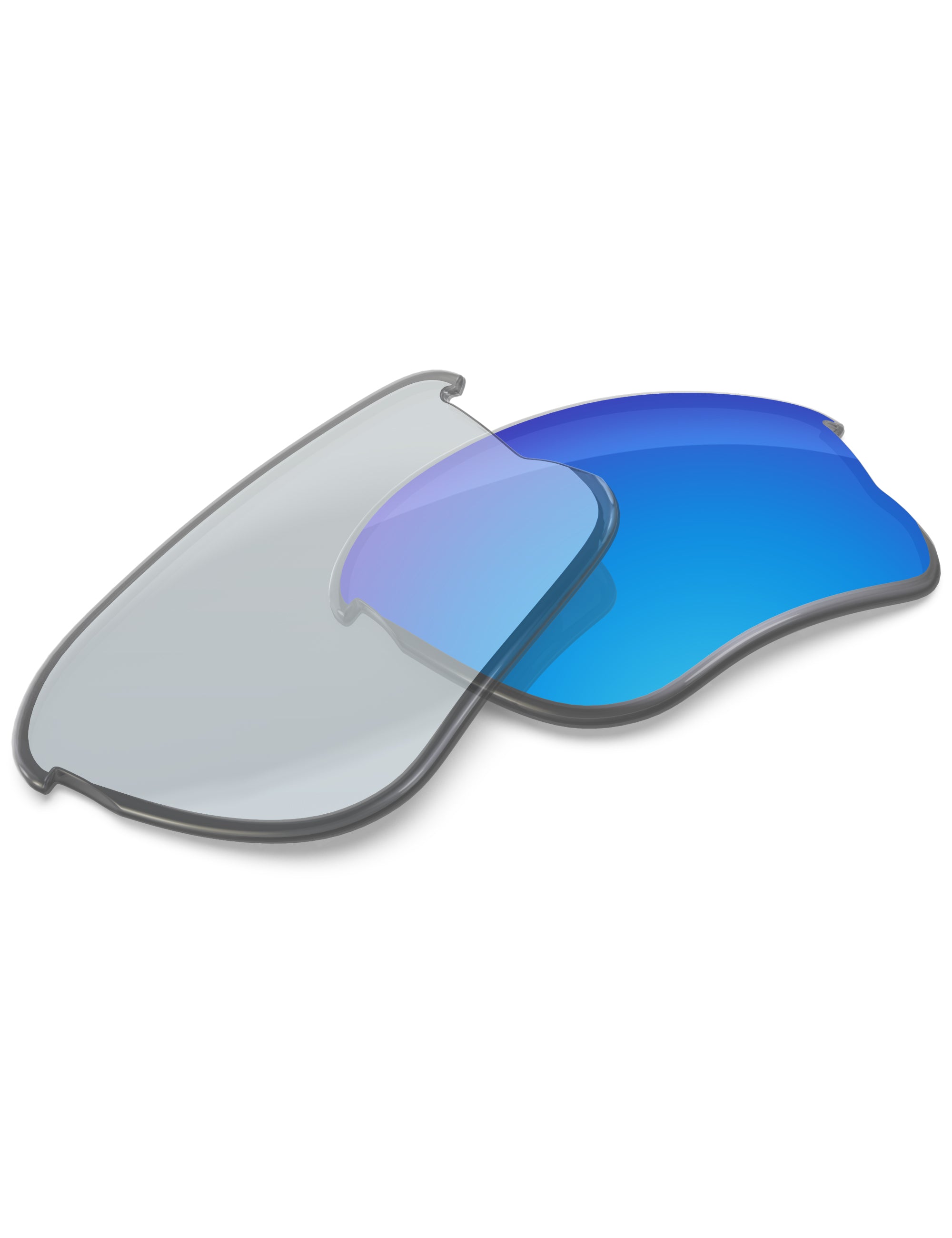 Sky Blue FlashMirror™ Photochromic-Non-Polarized