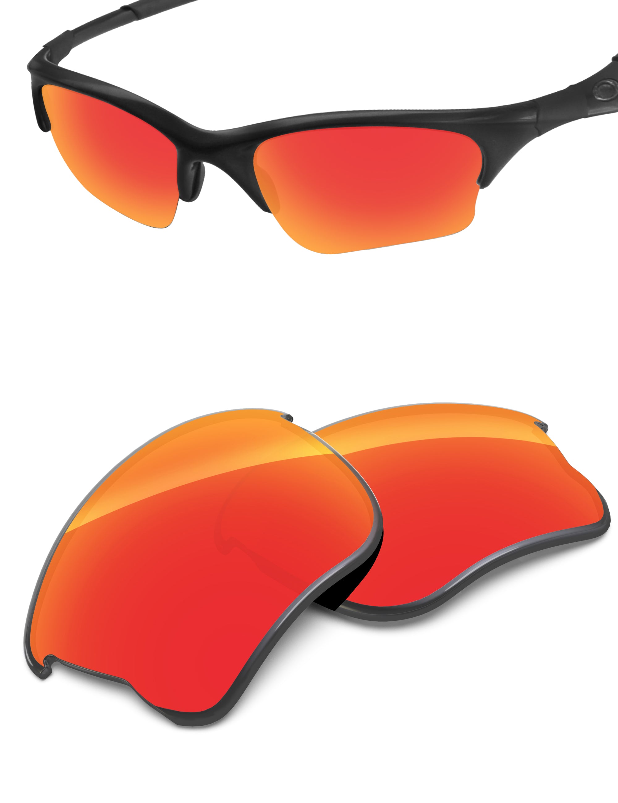Fire Red FlashMirror™-Non-Polarized