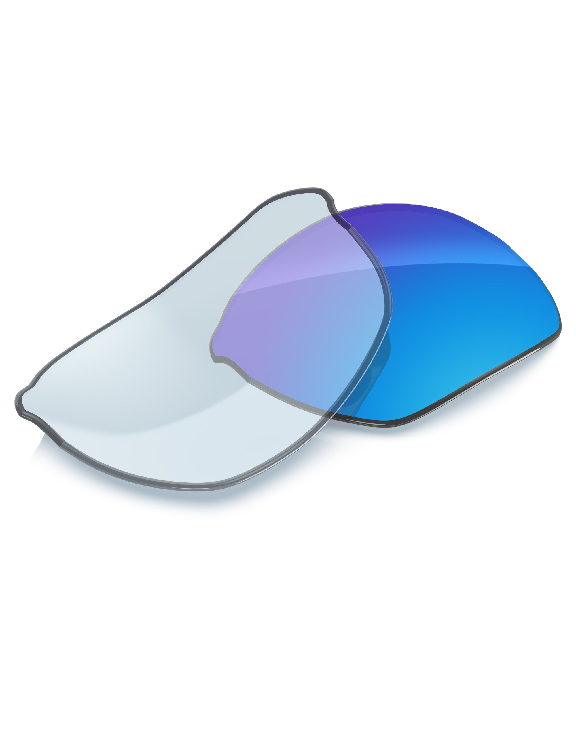 Sky Blue FlashMirror™ Photochromic-Non-Polarized