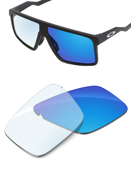 Sky Blue FlashMirror™ Photochromic-Non-Polarized