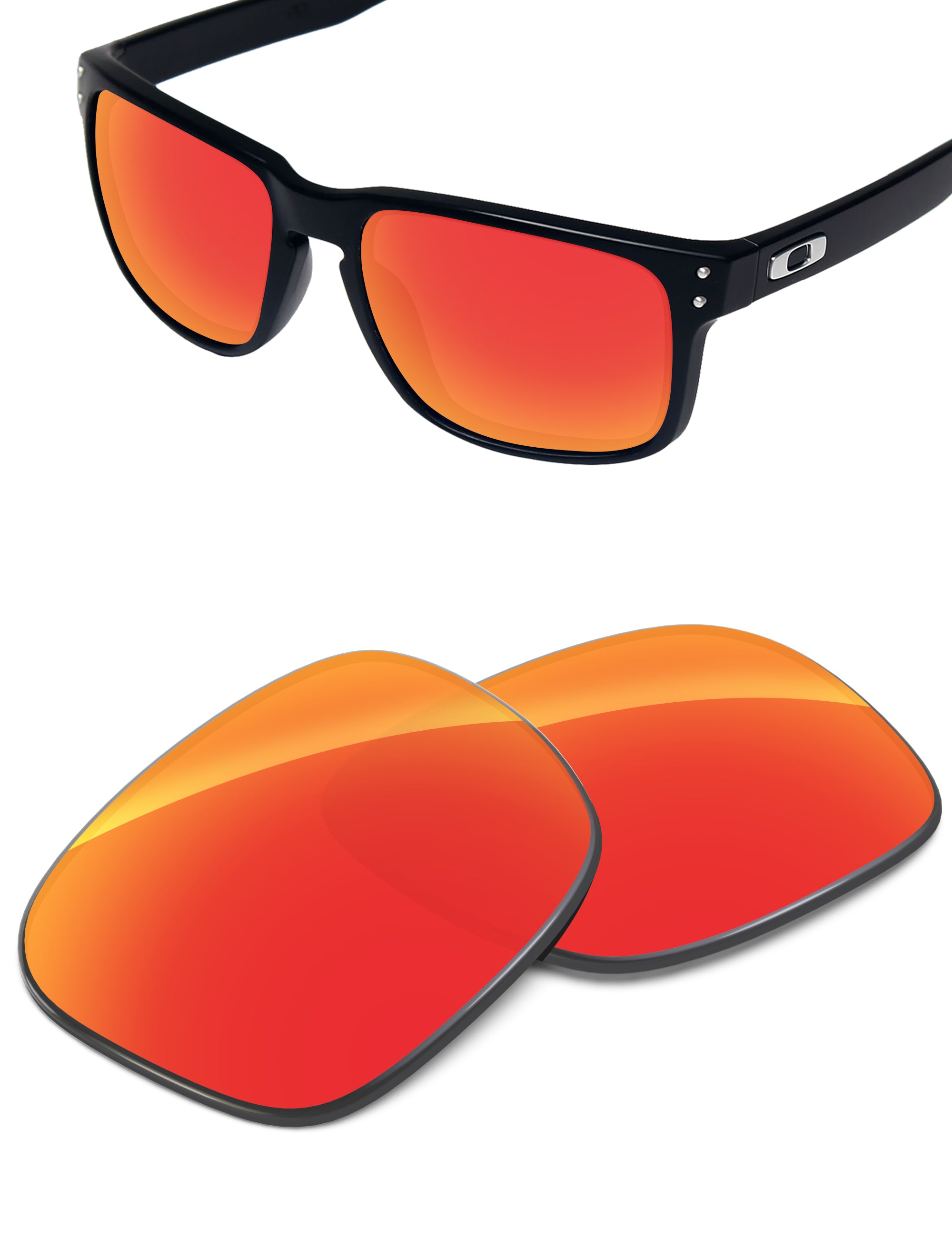 Fire Red FlashMirror™-Non-Polarized