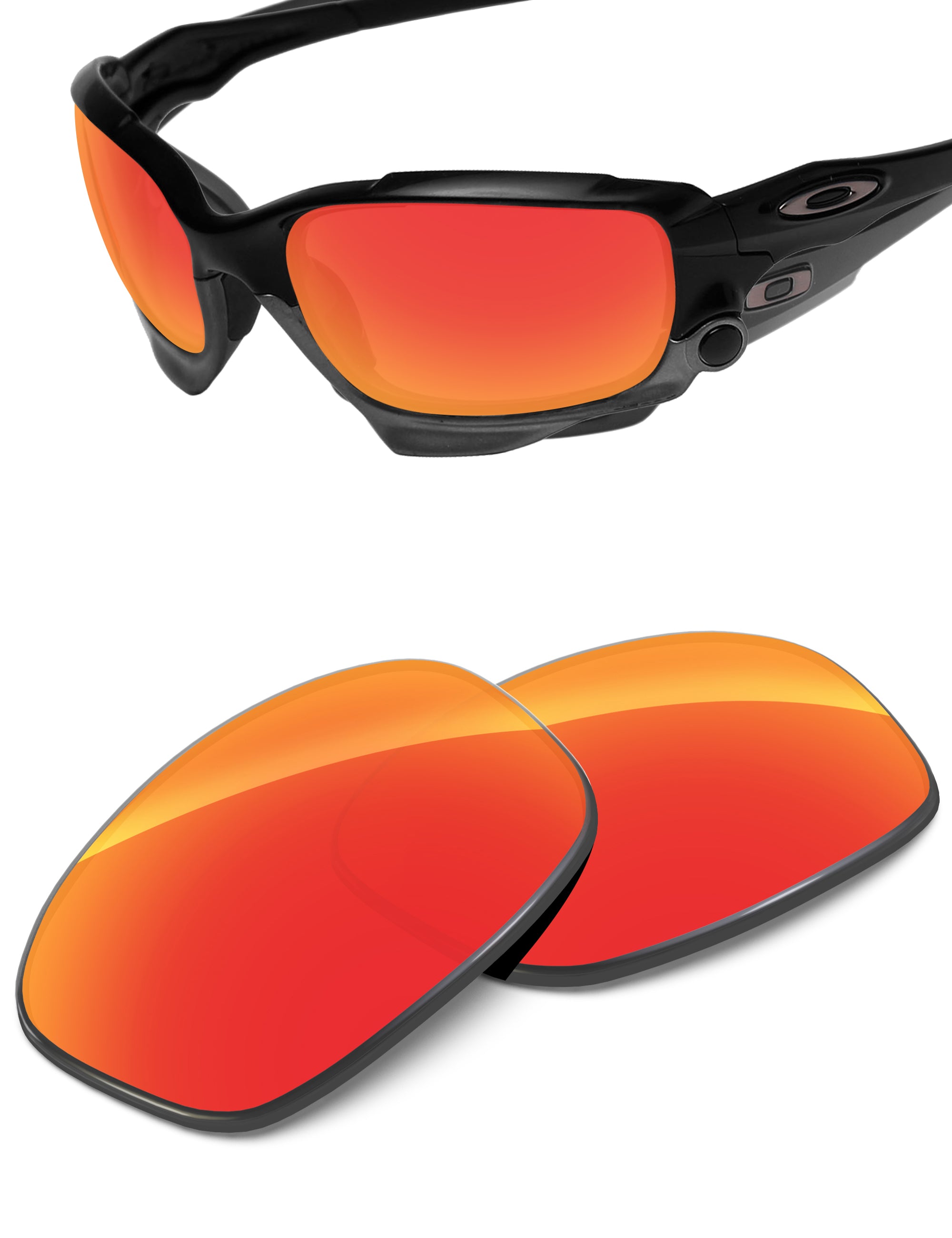 Fire Red FlashMirror™-Non-Polarized