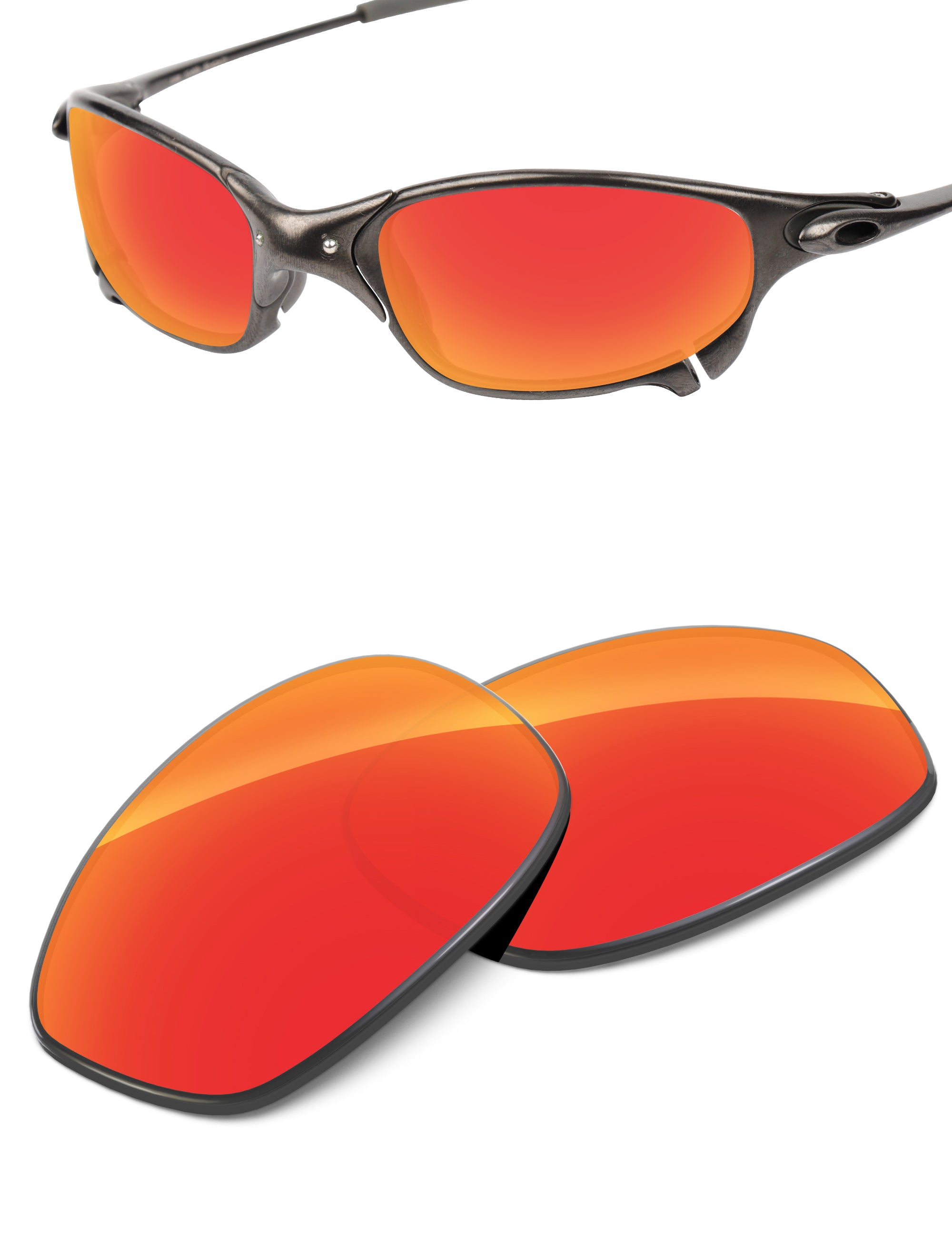 Fire Red FlashMirror™-Non-Polarized