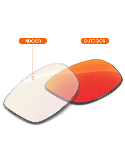 Fire Red FlashMirror™ Photochromic-Non-Polarized