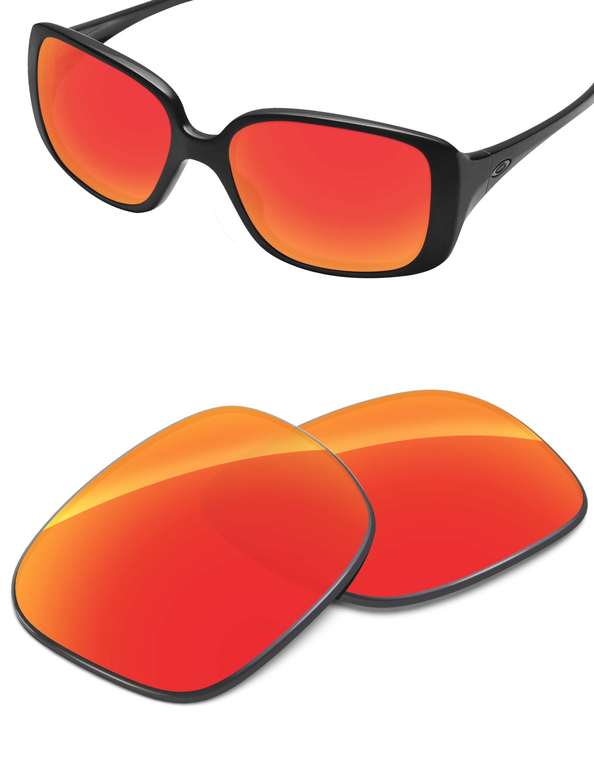 Fire Red FlashMirror™-Non-Polarized