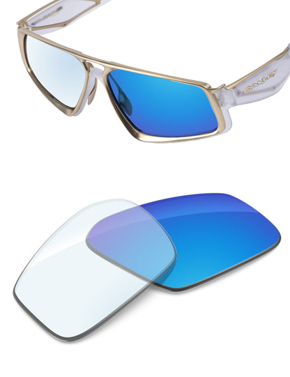 Sky Blue FlashMirror™ Photochromic-Non-Polarized
