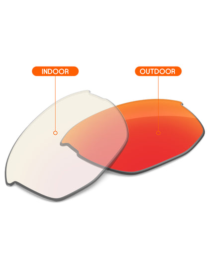Fire Red FlashMirror™ Photochromic-Non-Polarized