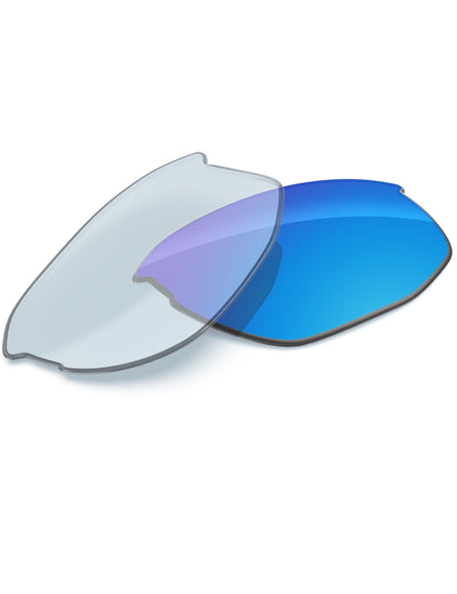 Sky Blue FlashMirror™ Photochromic-Non-Polarized