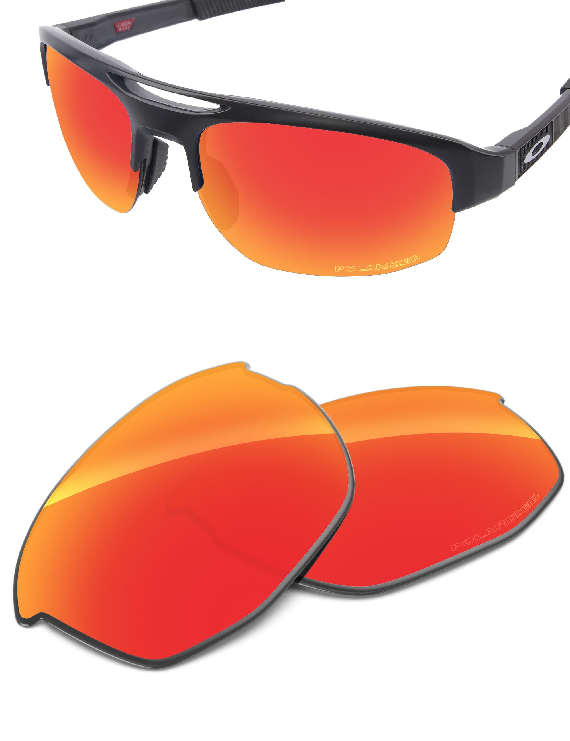 Fire Red FlashMirror™-Polarized