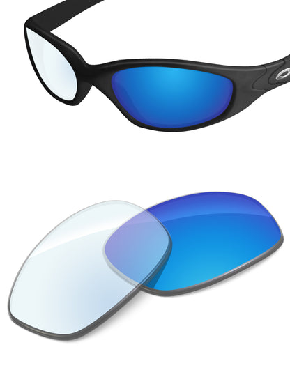 Sky Blue FlashMirror™ Photochromic-Non-Polarized