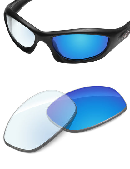 Sky Blue FlashMirror™ Photochromic-Non-Polarized