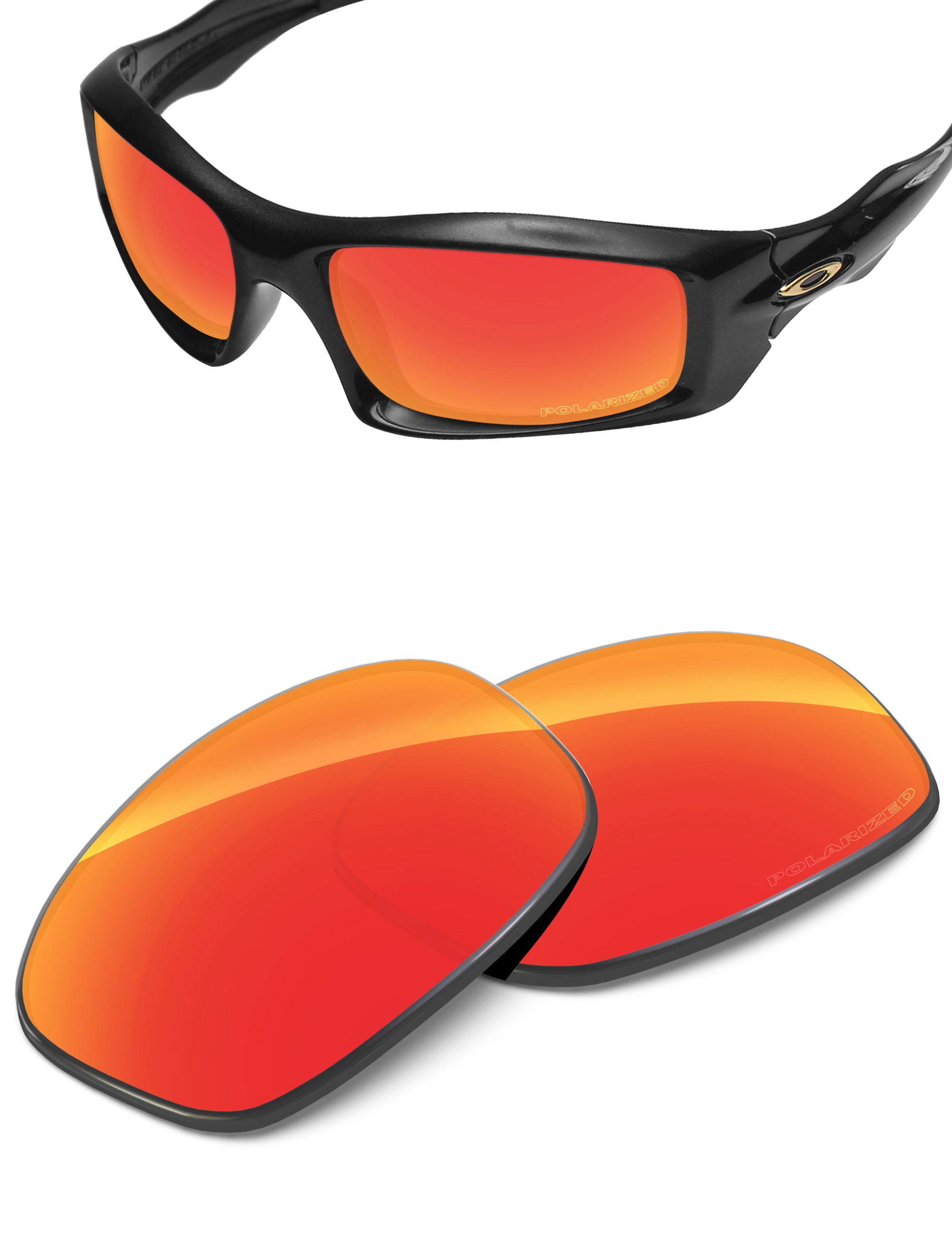 Fire Red FlashMirror™-Polarized