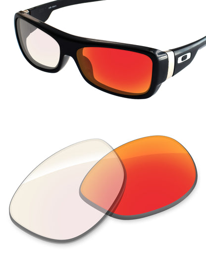 Fire Red FlashMirror™ Photochromic-Non-Polarized