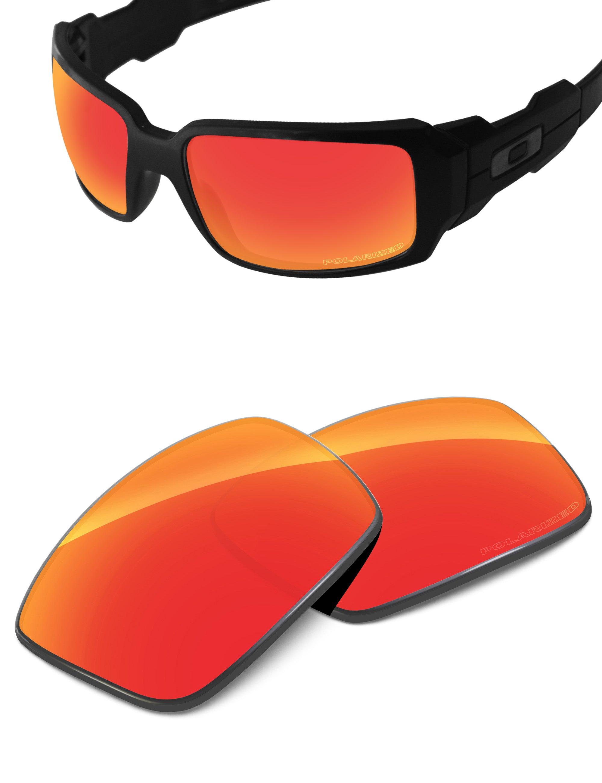 Fire Red FlashMirror™-Polarized