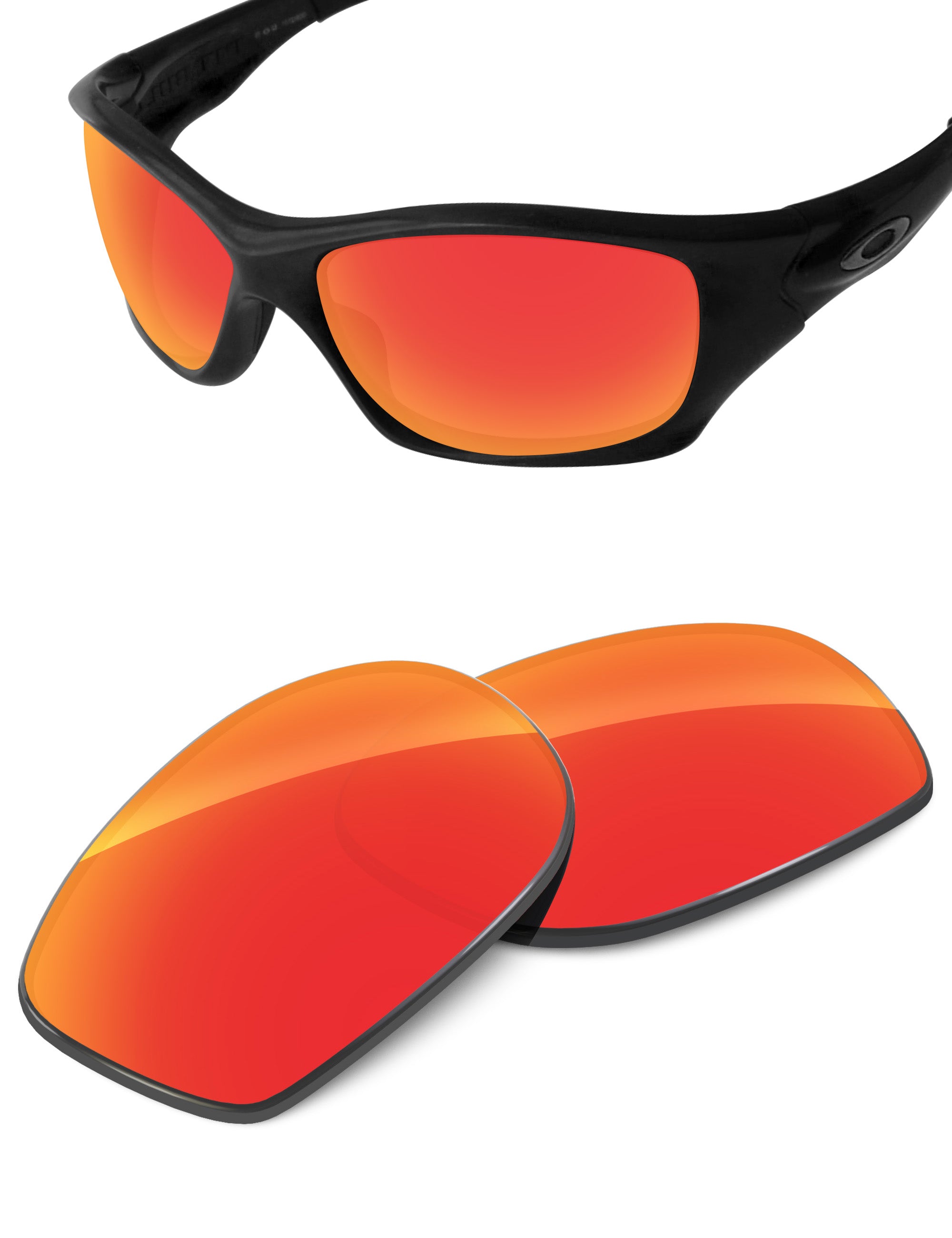 Fire Red FlashMirror?-Non-Polarized