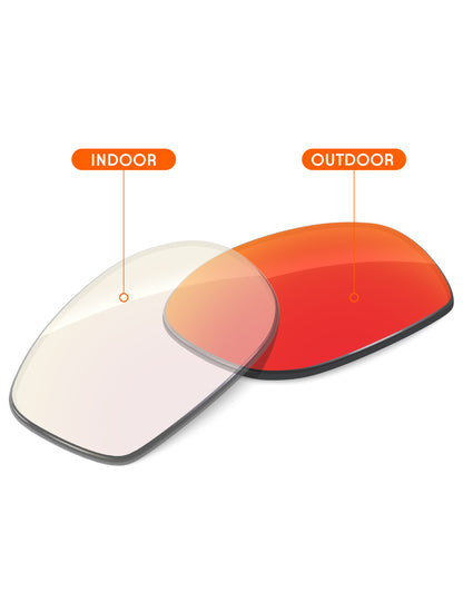 Fire Red FlashMirror? Photochromic-Non-Polarized