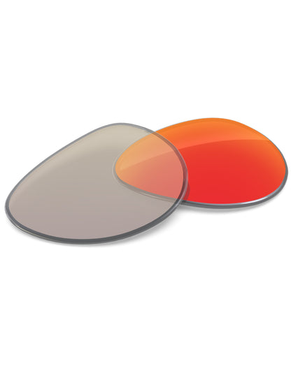 Fire Red FlashMirror™ Photochromic-Non-Polarized