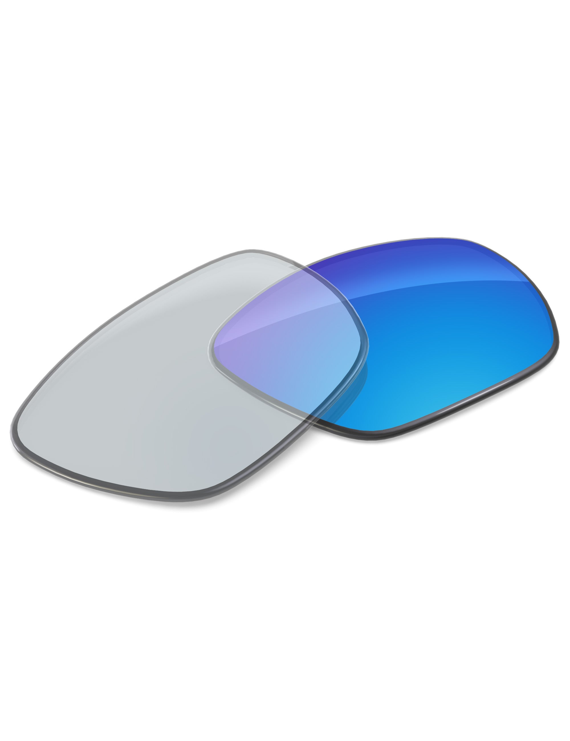 Sky Blue FlashMirror™ Photochromic-Non-Polarized