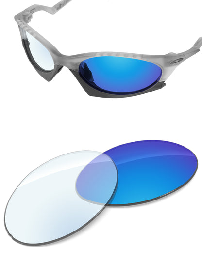 Sky Blue FlashMirror™ Photochromic-Non-Polarized