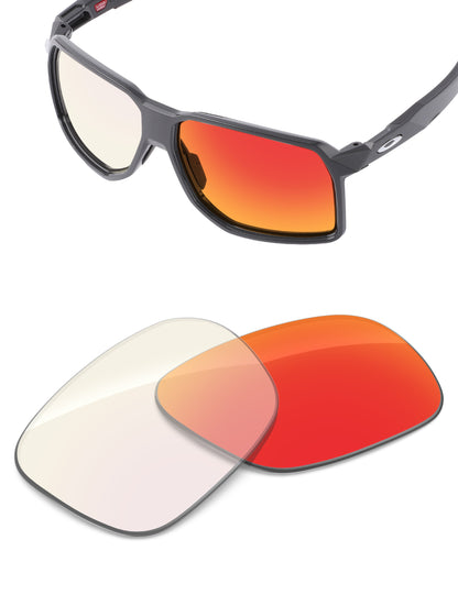 Fire Red FlashMirror™ Photochromic-Non-Polarized