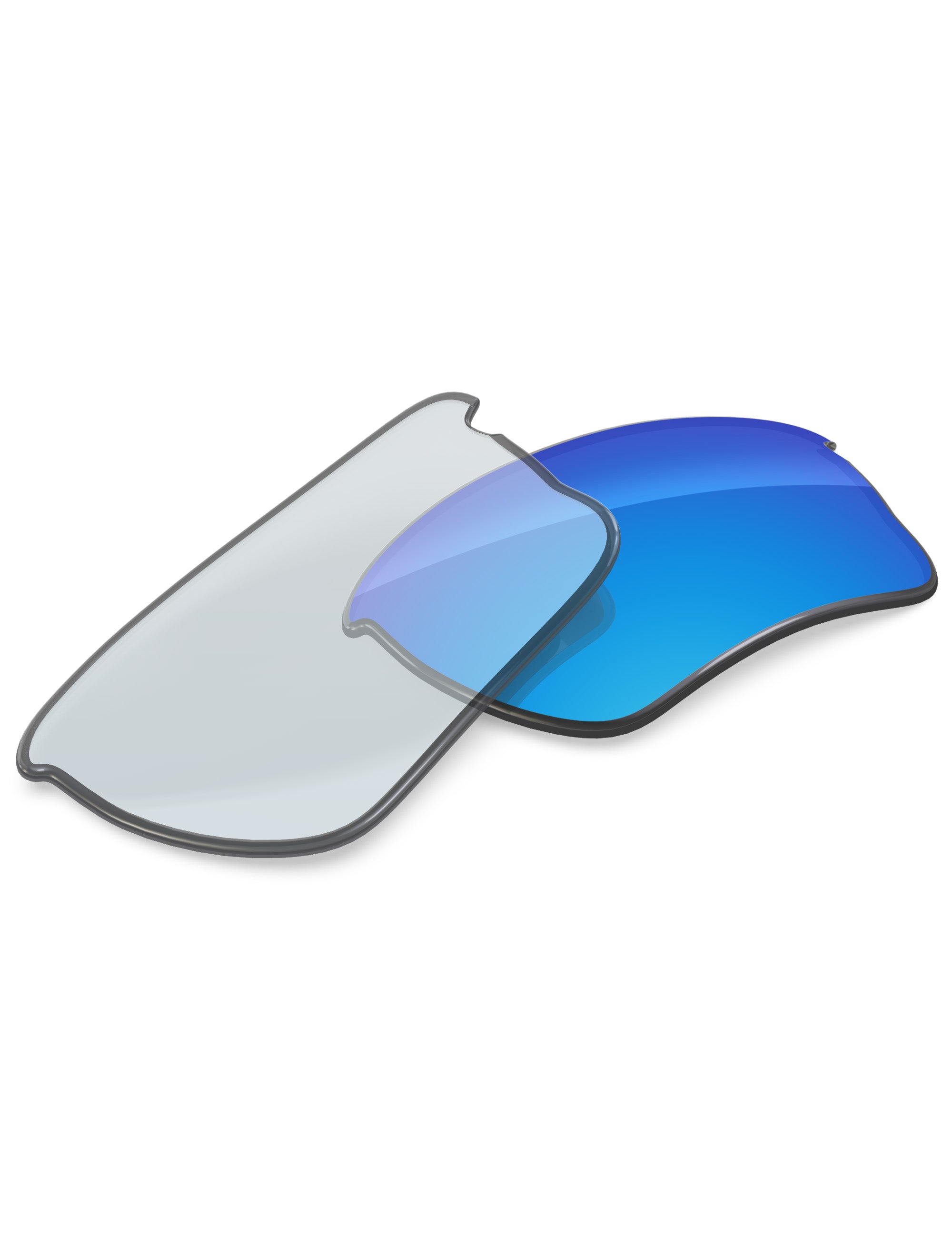 Sky Blue FlashMirror™ Photochromic-Non-Polarized