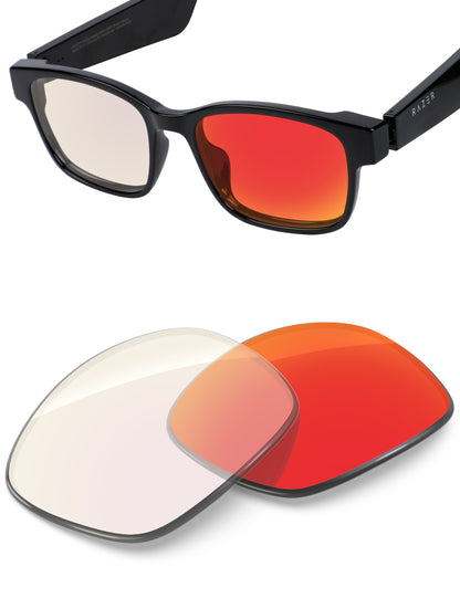 Fire Red FlashMirror™ Photochromic-Non-Polarized