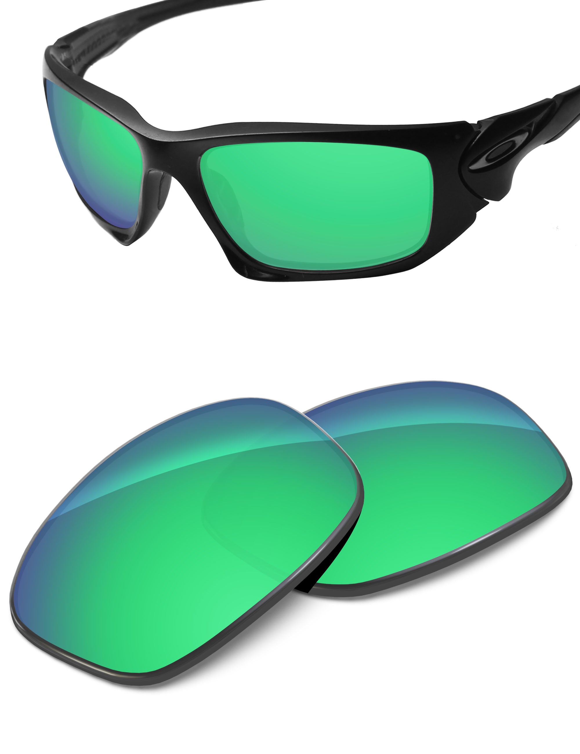 Emerald Green FlashMirror™-Non-Polarized