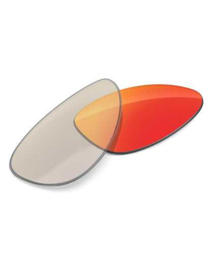 Fire Red FlashMirror™ Photochromic-Non-Polarized
