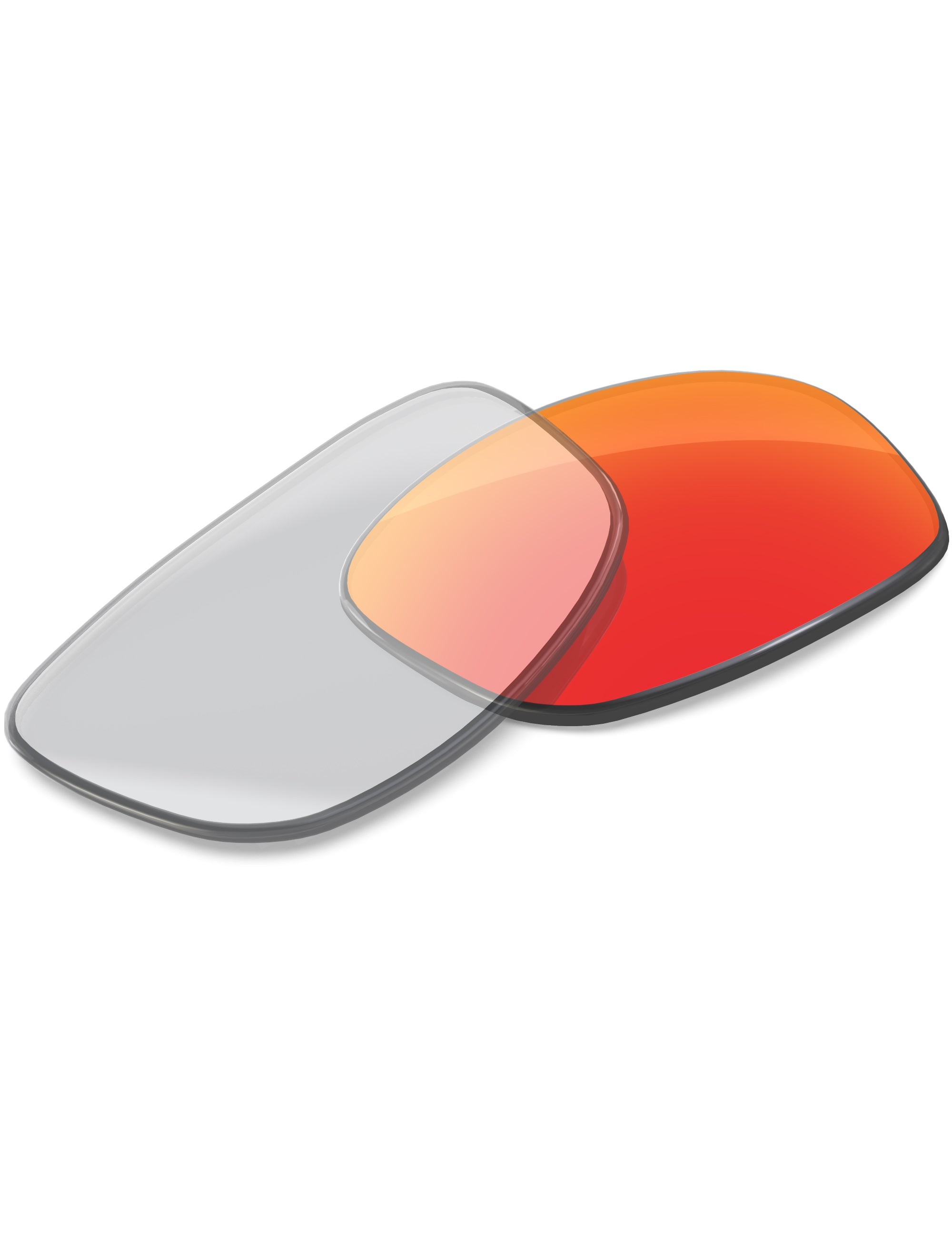 Fire Red FlashMirror™ Photochromic-Non-Polarized